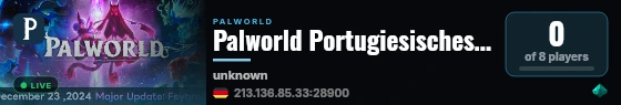 Palworld Portugiesisches Imperium live status badge