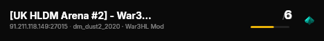 [UK HLDM Arena #2] - War3HL Mod - Only Crossfire - live status badge