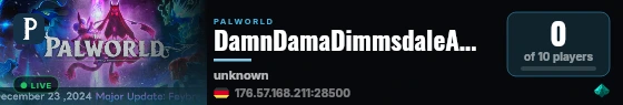 DamnDamaDimmsdaleAmsterdome live status badge