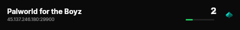 Palworld for the Boyz live status badge