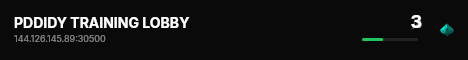 PDDIDY TRAINING LOBBY live status badge