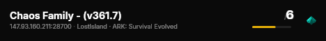 Chaos Family - (v361.7) live status badge