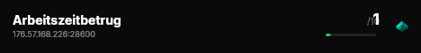 Arbeitszeitbetrug live status badge