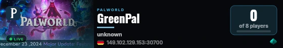 GreenPal live status badge
