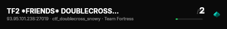 TF2 *FRIENDS* DOUBLECROSS [FAST:RESP] live status badge