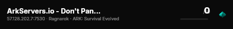 ArkServers.io - Don't Panic (but really, do) - (v361.7) live status badge