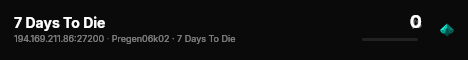 7 Days To Die live status badge