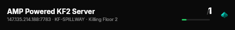 AMP Powered KF2 Server live status badge