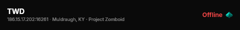 TWD live status badge
