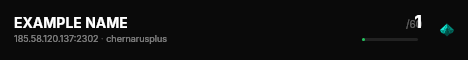EXAMPLE NAME live status badge
