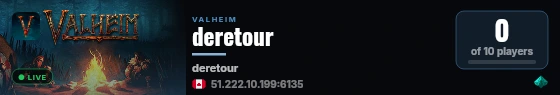 deretour live status badge