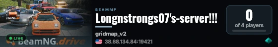 Longnstrongs07's-server!!! live status badge