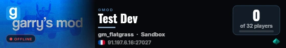 Test Dev live status badge