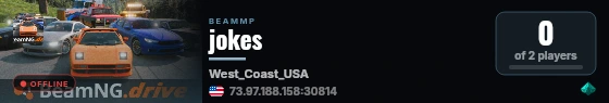 jokes live status badge
