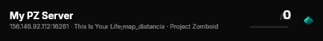 My PZ Server live status badge