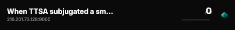 When TTSA subjugated a small country live status badge
