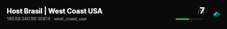 Host Brasil | West Coast USA live status badge