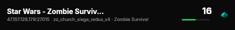Star Wars - Zombie Survival Test Server live status badge