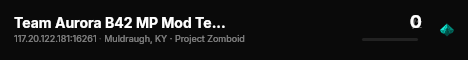 My PZ Server live status badge
