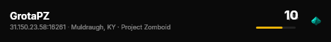 GrotaPZ live status badge
