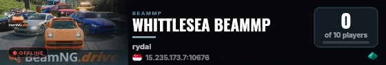 WHITTLESEA BEAMMP live status badge