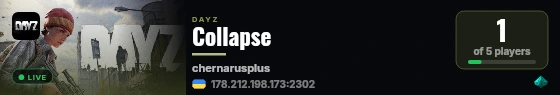 Collapse live status badge