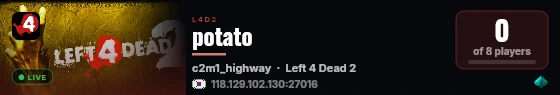 potato live status badge