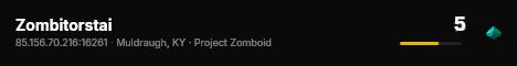 Zombitorstai live status badge
