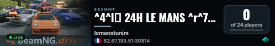 ^4^l🏁 24H LE MANS ^r^7| ^2Circuit Endurance live status badge