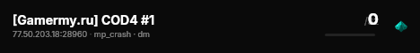 [Gamermy.ru] COD4 #1 live status badge