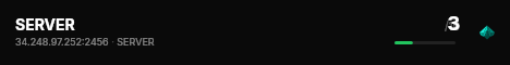 SERVER live status badge