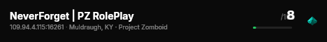 NeverForget | PZ RolePlay live status badge