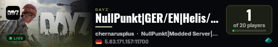 NullPunkt|GER/EN|Helis/Cars/Traders/Weapons/Gear live status badge