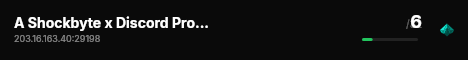 A Shockbyte x Discord Production Palworld Server live status badge