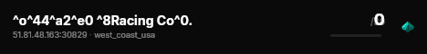 ^o^44^a2^e0 ^8Racing Co^0. live status badge