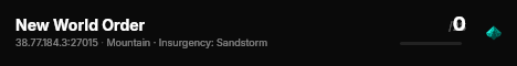 New World Order live status badge