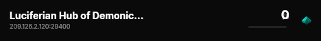 Luciferian Hub of Demonic Presence live status badge