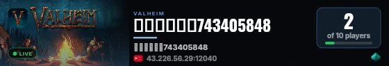 乔舒英灵神殿743405848 live status badge