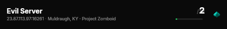 Evil Server live status badge