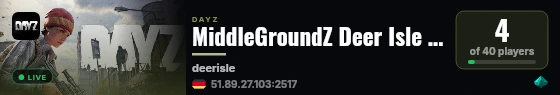 MiddleGroundZ Deer Isle | 1PP | Vanilla+ | FRESH WIPE live status badge