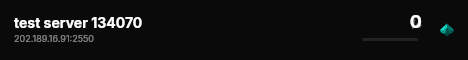 test server 134070 live status badge
