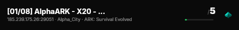 [01/08] AlphaARK - X20 - 4man [Alpha Galaxy] - (v358.24) live status badge