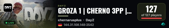 GROZA 1 | CHERNO 3PP |SOLO DUO RIO| RU | PVP |WIPE 11.07 live status badge