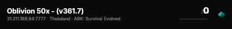 Oblivion 50x - (v361.7) live status badge