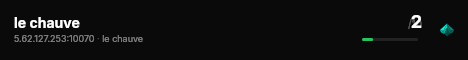 le chauve live status badge
