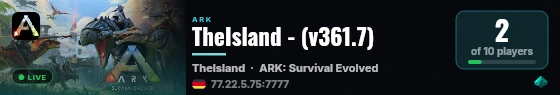TheIsland - (v361.7) live status badge