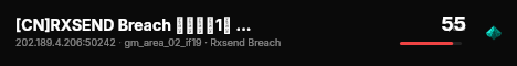 [CN]RXSEND Breach 白藏正式1服 QQ群：960060102 live status badge