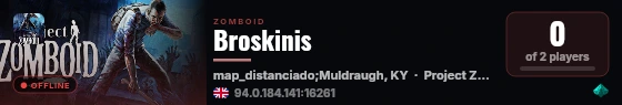 Broskinis live status badge
