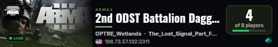 2nd ODST Battalion Dagger live status badge