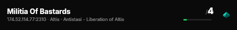Militia Of Bastards live status badge